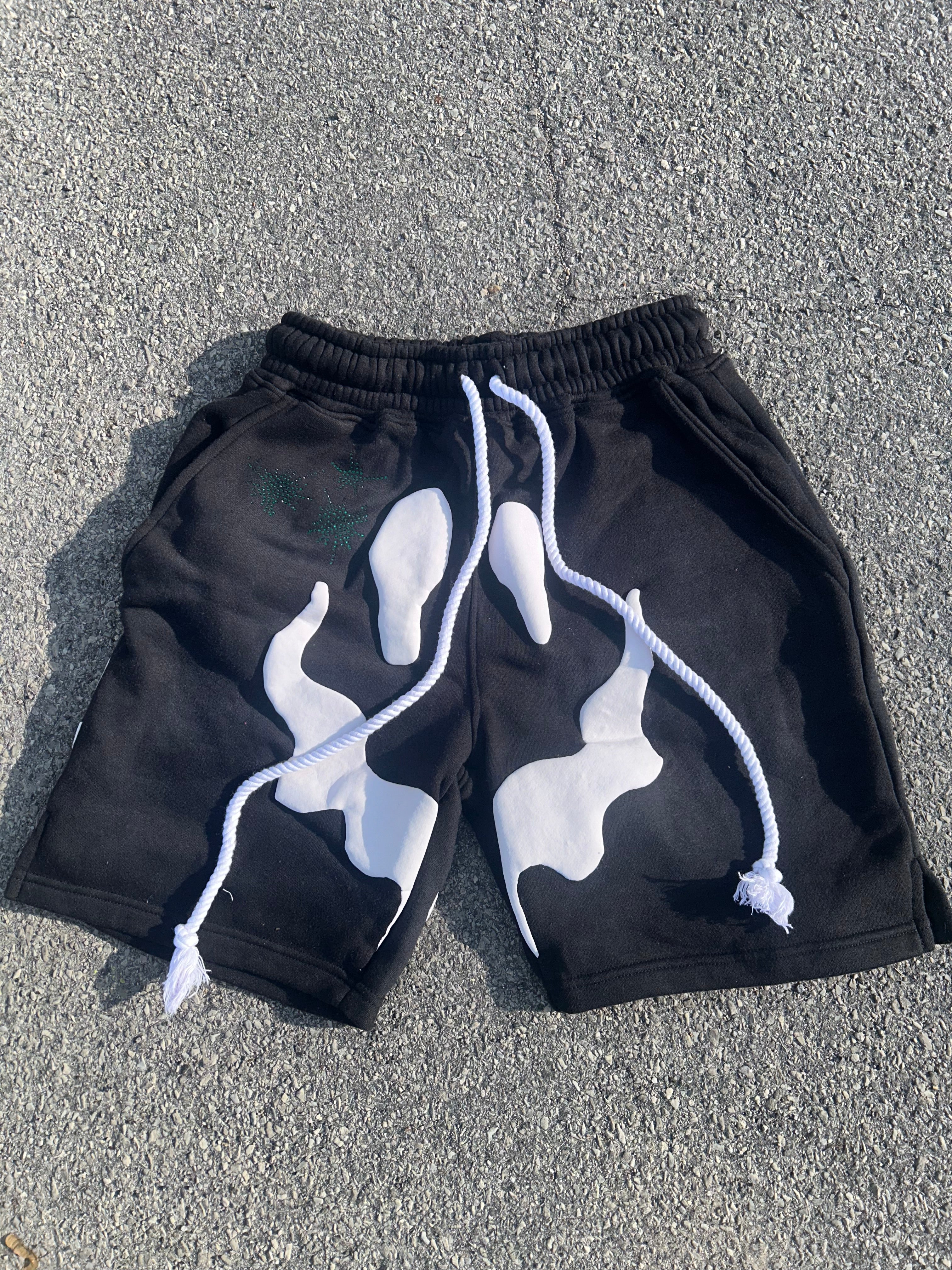 Black DonBrewster Shorts