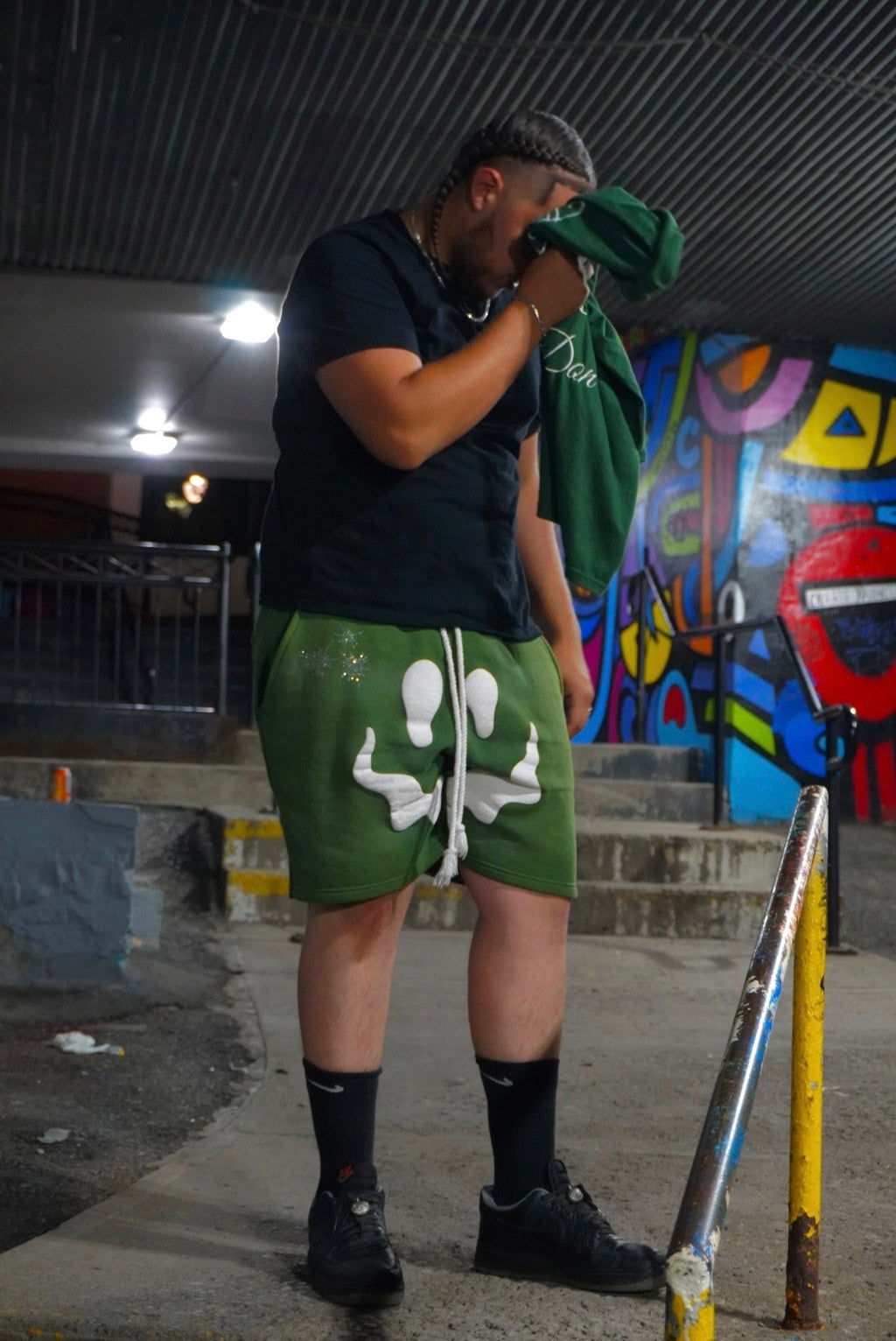 Green DonBrewster Shorts