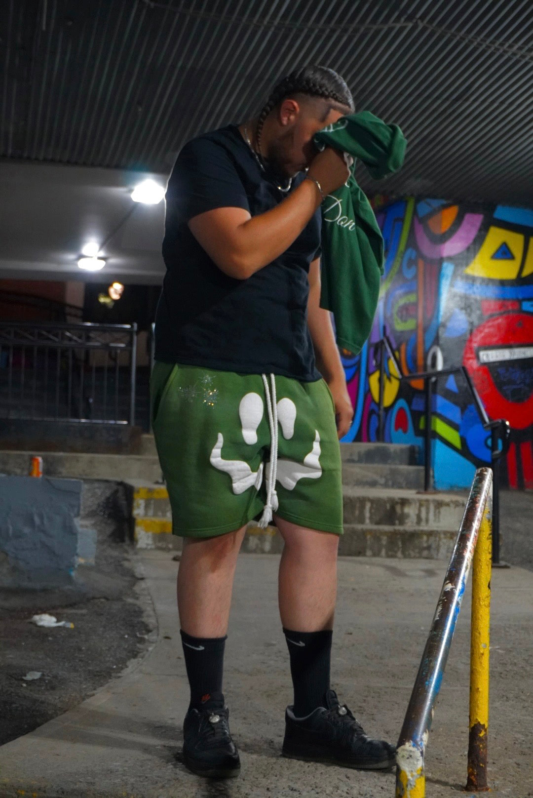 Green DonBrewster Shorts