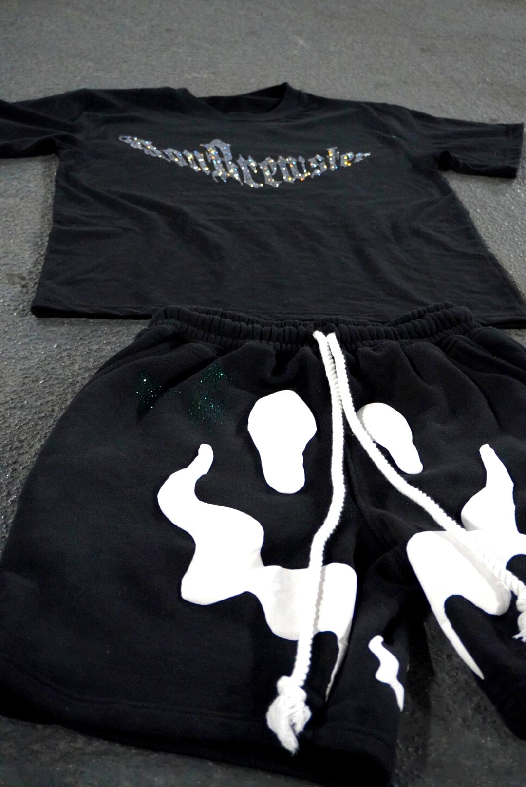 Black DonBrewster Shorts